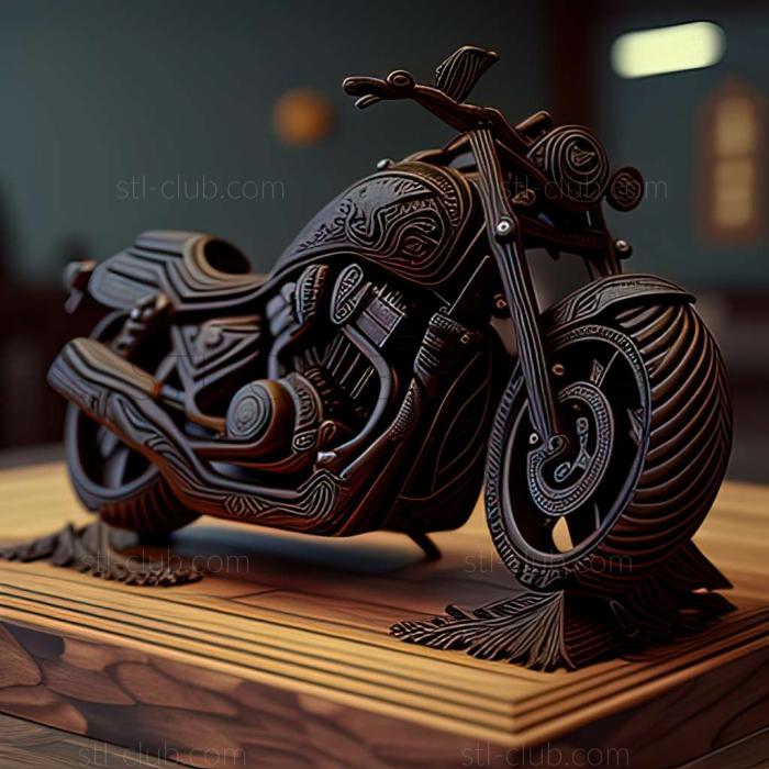 3D мадэль Honda Shadow 750 Black Spirit (STL)